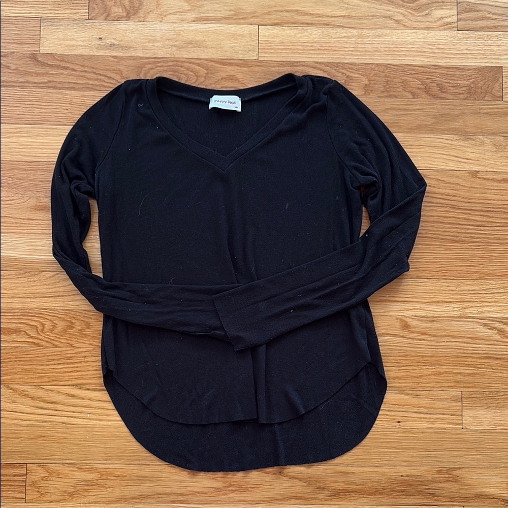 Happy Days v neck long sleeve size medium